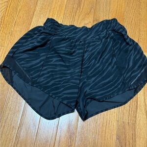 Lululemon Black Zebra Print Hotty Hots